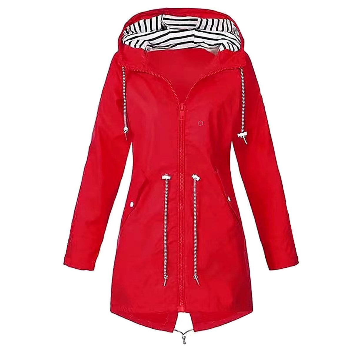 Blue Hooded Raincoat — product image 9