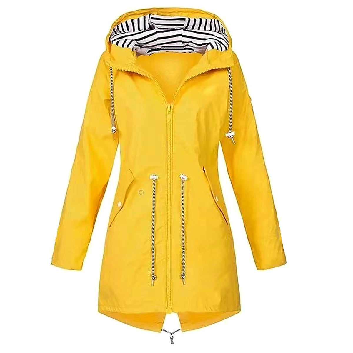 Blue Hooded Raincoat — product image 7